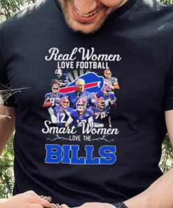 Buffalo Bills Team Real Women Love Football Smart Women Love The Bills Signatures Shirt