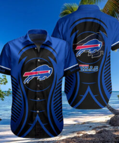 Buffalo Bills Tribal Edge Hawaiian Shirt