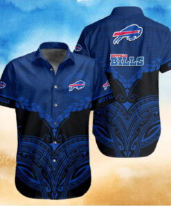 Buffalo Bills Tribal Majesty Hawaiian Shirt
