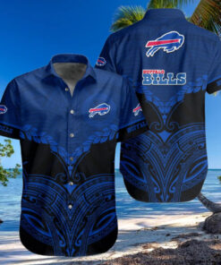 Buffalo Bills Tribal Majesty Hawaiian Shirt