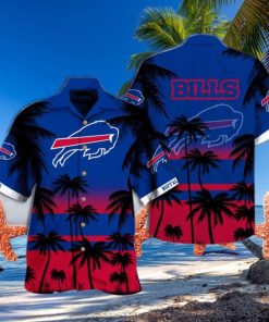 Buffalo Bills Tropical And Beach Hawaiian Shirt Short 1 Buffalo Bills Tropical And Beach Hawaiian Shirt Short