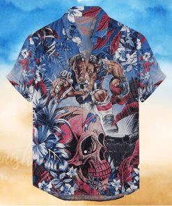 Buffalo Bills Tropical Skull NFL Design 4 Beach Hawaiian Shirt Men And Women For Fans Gift