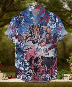 Buffalo Bills Tropical Skull mascot NFL Hawaiian Shirt Men And Women For Fans Gift