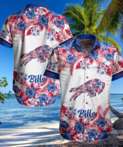 Buffalo Bills Tropical Splash Hawaiian Shirt