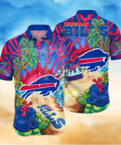 Buffalo Bills Vibrant Tropical Beach Hawaiian Shirt