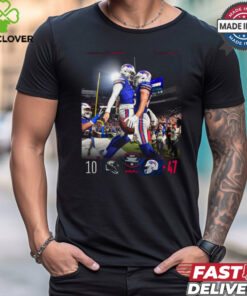 Buffalo Bills Victory 47 10 Jacksonville Jaguars NFL Week 3 Monday Night Football Final Score Shirt