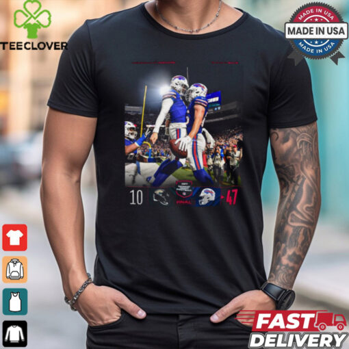 Buffalo Bills Victory 47 10 Jacksonville Jaguars NFL Week 3 Monday Night Football Final Score Shirt