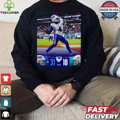 Buffalo Bills Wins 31 10 Miami Dolphins September 2024 Throwback Night Football Final Score Shirt