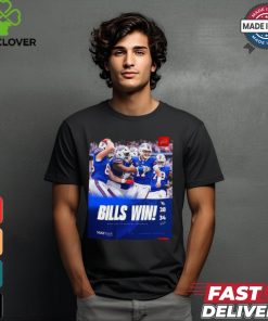 Buffalo Bills Wins 34 28 Arizona Cardinals 2024 NFL Game Final Score shirt