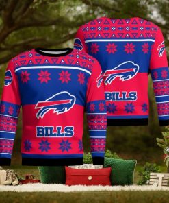 Buffalo Bills Winter Knitted Christmas Sweater All Over Print Gift For Fans