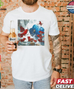 Buffalo Bills against Bird gang Arizona Cardinals graphic shirt 3 Buffalo Bills against Bird gang Arizona Cardinals graphic shirt