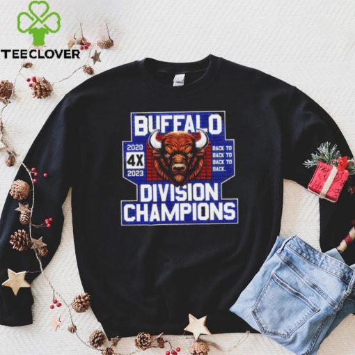 Buffalo Bills back to back to back to back 4x division champions hoodie, sweater, longsleeve, shirt v-neck, t-shirt