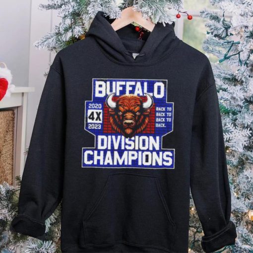 Buffalo Bills back to back to back to back 4x division champions hoodie, sweater, longsleeve, shirt v-neck, t-shirt