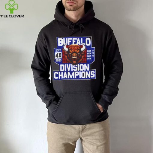 Buffalo Bills back to back to back to back 4x division champions hoodie, sweater, longsleeve, shirt v-neck, t-shirt