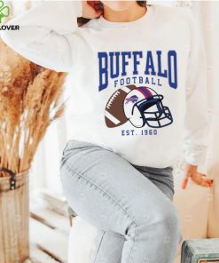 Buffalo Bills football est. 1960 NFL helmet logo shirt