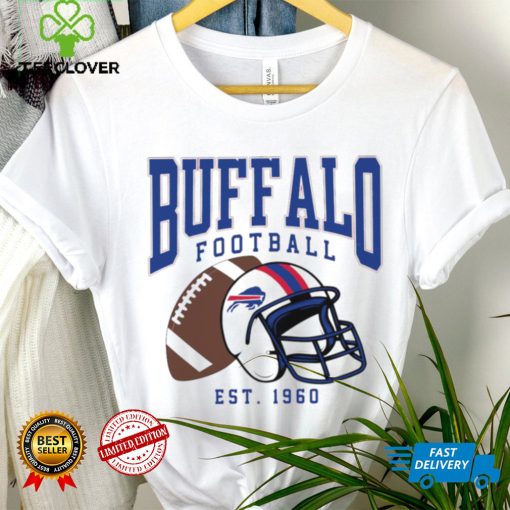 Buffalo Bills football est. 1960 NFL helmet logo hoodie, sweater, longsleeve, shirt v-neck, t-shirt