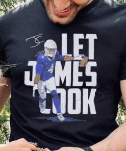 Buffalo Bills football let James Cook player signature shirt