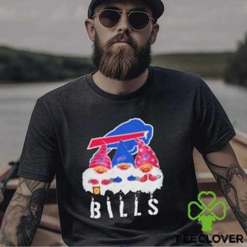 Buffalo Bills football team logo Gnomies Merry Christmas shirt