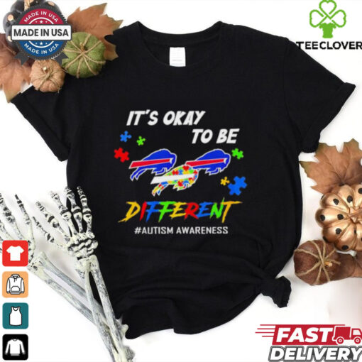 Buffalo Bills it’s okay to be different Autism awareness shirt