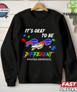Buffalo Bills it’s okay to be different Autism awareness shirt
