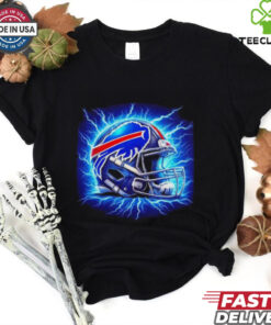 Buffalo Bills lightning football helmet shirt
