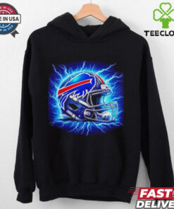 Buffalo Bills lightning football helmet shirt