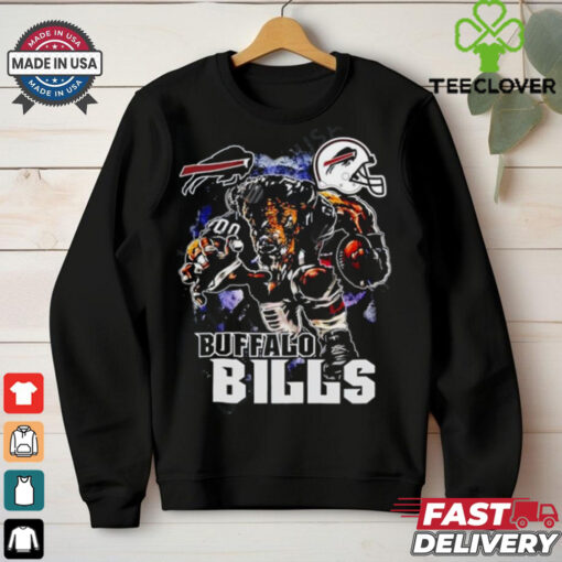 Buffalo Bills mascot nfl graphic retro shirt