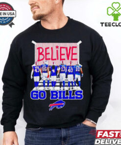 Buffalo Bills players believe go Bills shirt