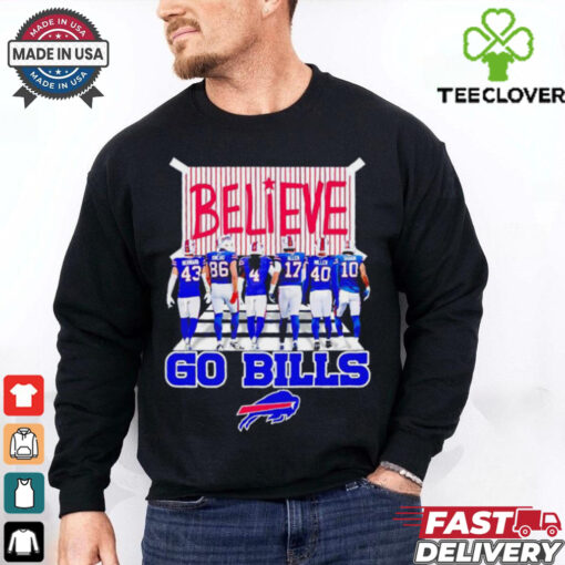 Buffalo Bills players believe go Bills shirt