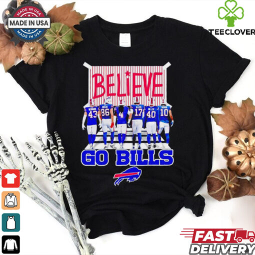 Buffalo Bills players believe go Bills shirt