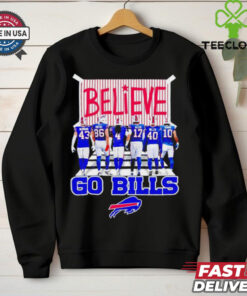 Buffalo Bills players believe go Bills shirt