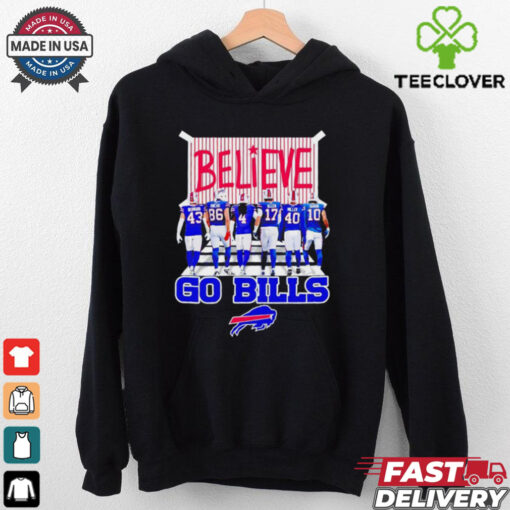 Buffalo Bills players believe go Bills shirt