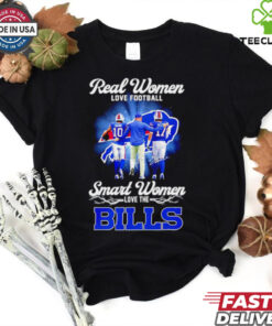 Buffalo Bills real women love football smart women love the Bills signature shirt