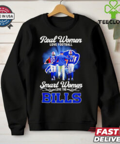 Buffalo Bills real women love football smart women love the Bills signature shirt