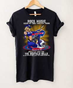 Buffalo Bills rock music keep my soul forever young shirt