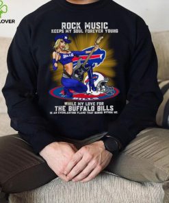 Buffalo Bills rock music keep my soul forever young hoodie, sweater, longsleeve, shirt v-neck, t-shirt