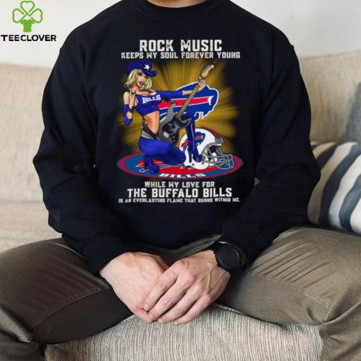 Buffalo Bills rock music keep my soul forever young hoodie, sweater, longsleeve, shirt v-neck, t-shirt