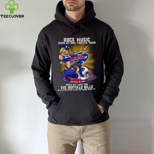 Buffalo Bills rock music keep my soul forever young hoodie, sweater, longsleeve, shirt v-neck, t-shirt