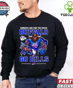 Buffalo Bills sunday are for the Mafia Buffalo go Bills mascot shirt