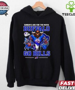 Buffalo Bills Sunday Are For The Mafia Buffalo Go Bills Mascot Shirt featuring a bold design celebrating the Buffalo Bills fanbase, 