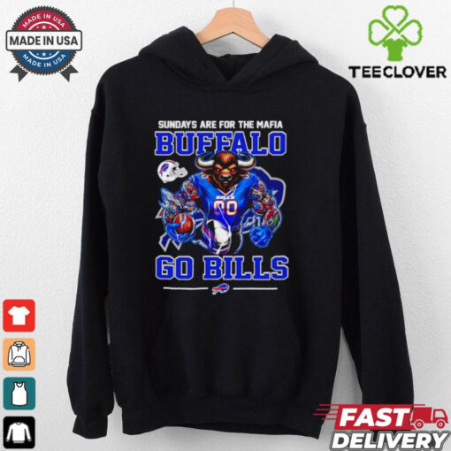 Buffalo Bills sunday are for the Mafia Buffalo go Bills mascot shirt