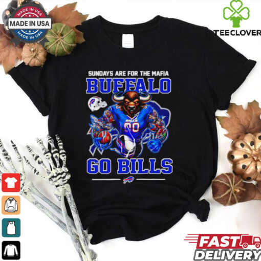 Buffalo Bills sunday are for the Mafia Buffalo go Bills mascot shirt