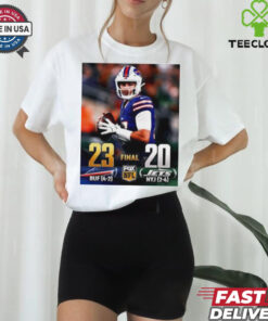 Buffalo Bills vs New York Jets 23 – 20 Final Fox NFL poster shirt 2 Buffalo Bills vs New York Jets 23 – 20 Final Fox NFL poster shirt