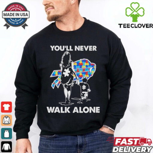 Buffalo Bills you’ll never walk alone children Autism shirt
