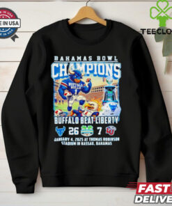 Buffalo Bulls Bahamas Bowl Champions 2025 Buffalo Beat Liberty 26 – 7 shirt