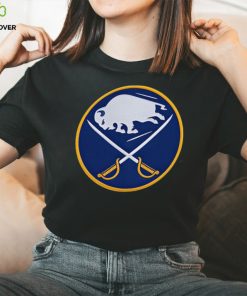 Buffalo Sabres Antigua Navy Flier Bunker Tri Blend Pullover Shirt