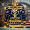 Buffalo Sabres 12 Grinch Xmas Day Christmas Ugly Sweater