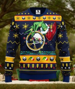 Buffalo Sabres Grinch Christmas Ugly Sweater
