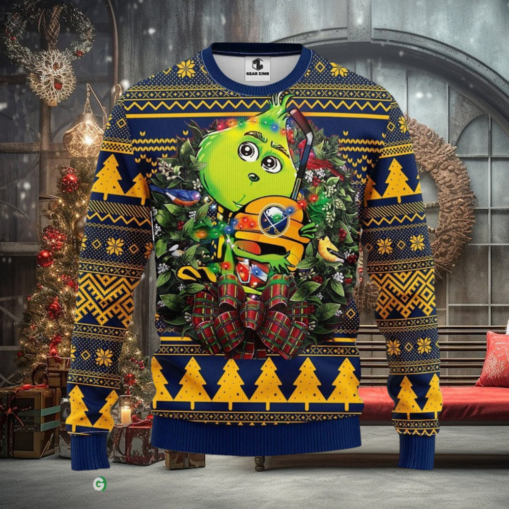 Buffalo Sabres Grinch Hug Christmas Ugly Sweater Christmas Gift For Fans Party Hoiliday Gift Buffalo Sabres Grinch Hug Christmas Ugly Sweater Christmas Gift For Fans Party Hoiliday Gift