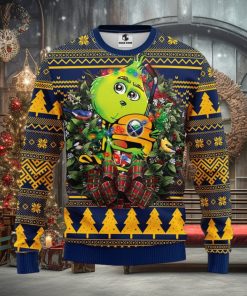Buffalo Sabres Grinch Hug Christmas Ugly Sweater